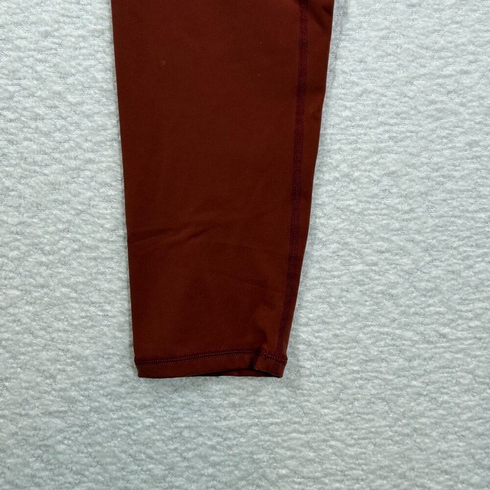 Kittenish womens burnt orange leggings size large gym workout yoga - Picture 2 of 9